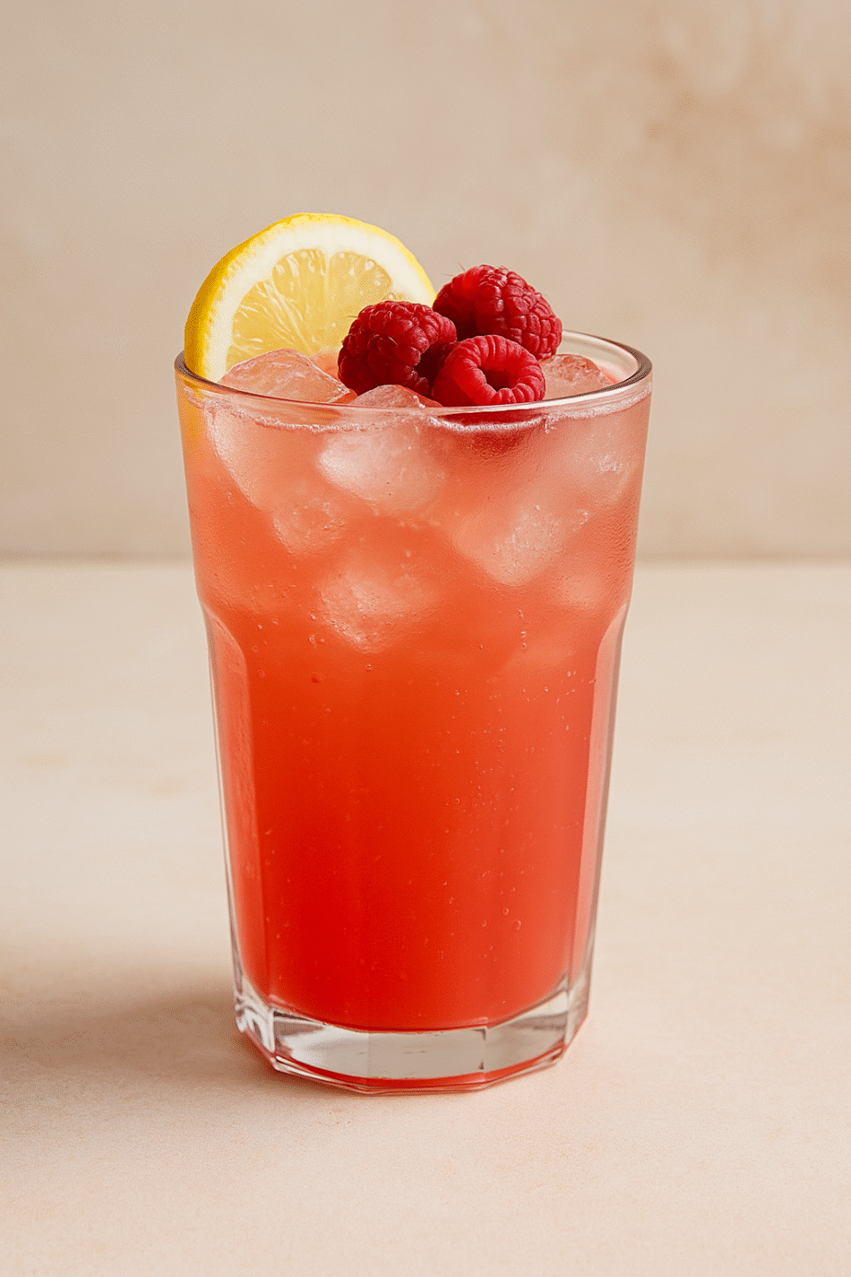 Ev Yapımı Frambuazlı Limonata